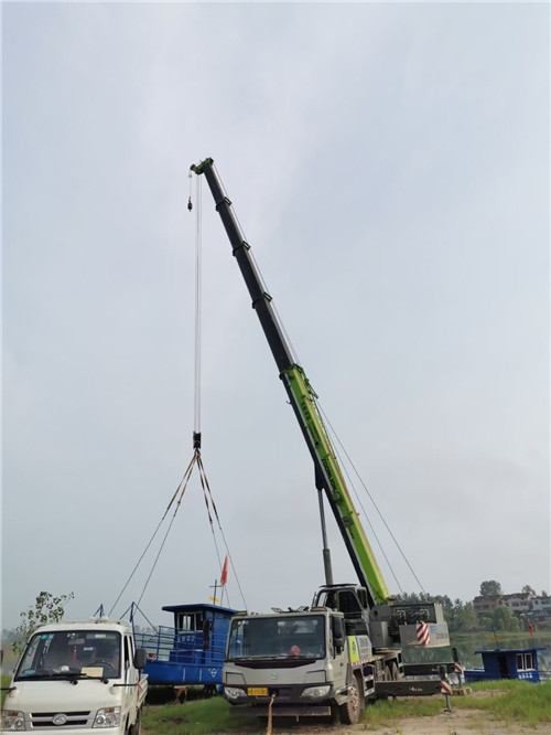 牡丹江市桥梁建设吊装案例